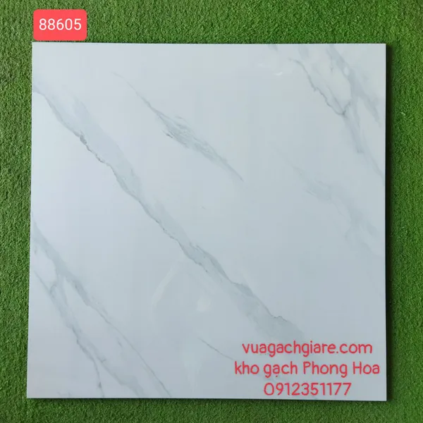 Gạch Đá Lát Nền 80x80 trắng vân khói 88605