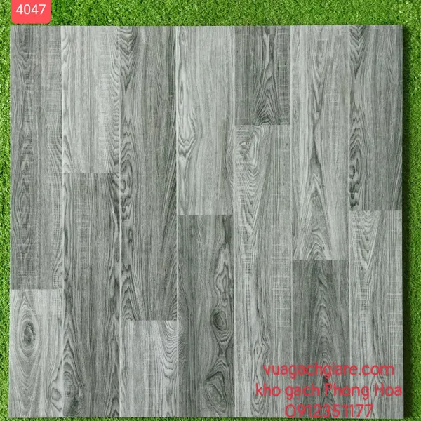 Gạch Đá Lát Nền 80x80 Vitto vân gỗ xám 4047
