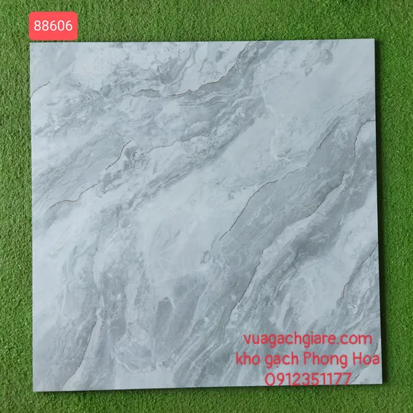 Gạch Đá Lát Nền 80x80 xám vân đá 88606