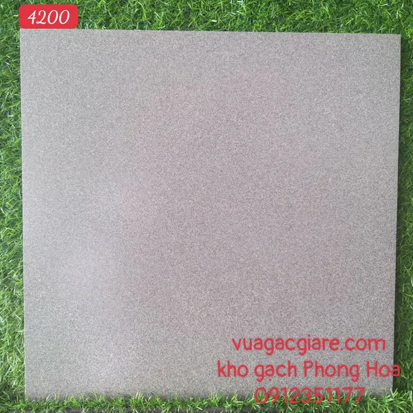 Gạch Đá Lát Sân 40x40 FICO xám muối tiêu 4200