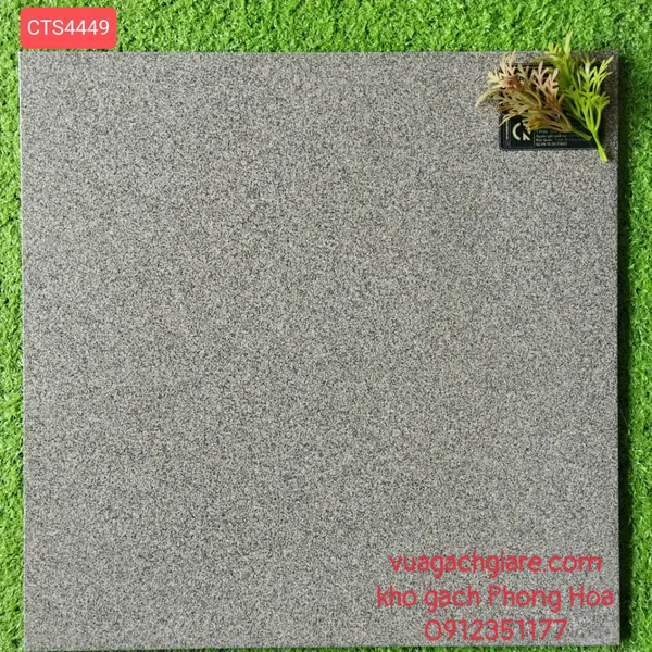 Gạch Đá Lát Sân 40x40 Thanh Thanh xám đậm CTS4449