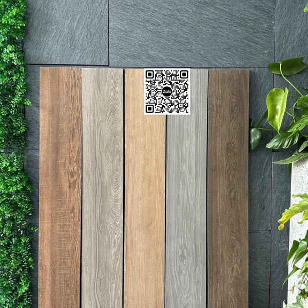Gạch Vân Gỗ - Gạch Giả Gỗ 14.7x90 Ốp Lát màu nâu 5506
