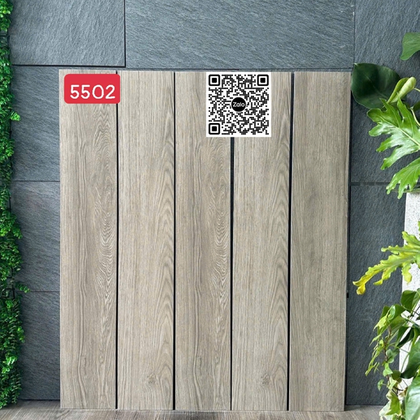 Gạch Vân Gỗ - Gạch Giả Gỗ 15x90 Ốp Lát màu xám 5502