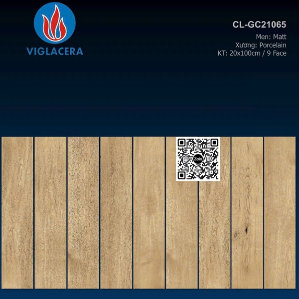 Gạch Đá Mờ Vân Gỗ - Gạch Giả Gỗ 20x100 Ốp Lát màu vàng GC21065