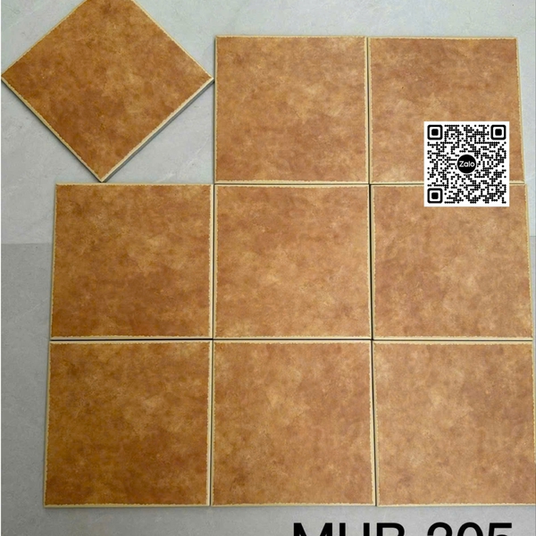 Gạch Bông 20x20 Ốp Lát Trang Trí màu cam MHB 205