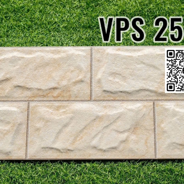 Gạch Đá Mờ 25x50 Ốp Dán Trang Trí vàng vân đá VPS2554
