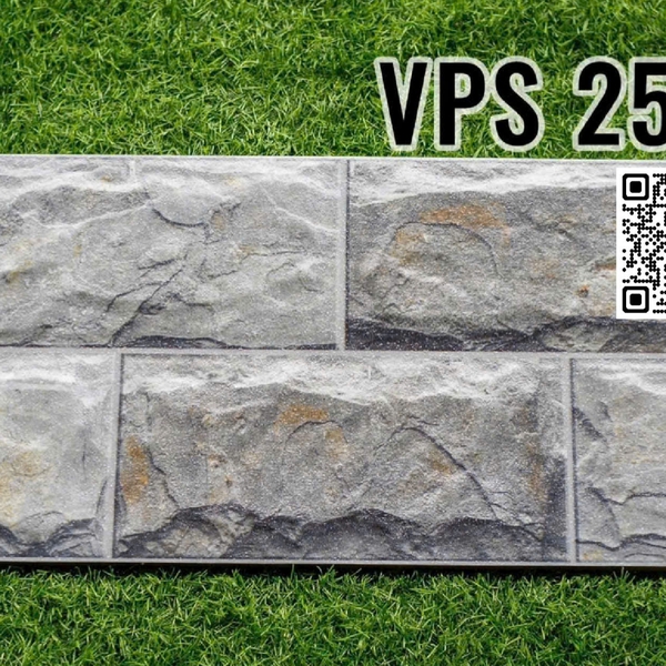 Gạch Đá Mờ 25x50 Ốp Dán Trang Trí xám vân đá VPS2557