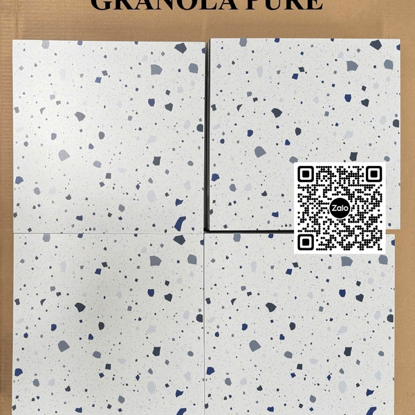 Gạch Đá Mờ 30x30 Ốp Lát Giá Rẻ terrazzo trắng
