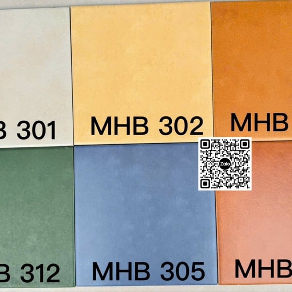 Gạch Đơn Sắc 30x30 Ốp Lát Trang Trí màu đỏ gạch MHB 309