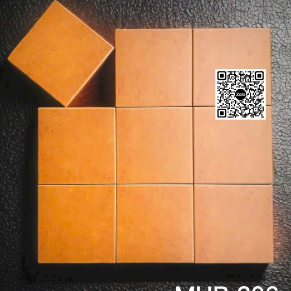 Gạch Đơn Sắc 30x30 Ốp Lát Trang Trí màu cam MHB 306