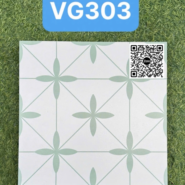 Gạch Bông 30x30 Ốp Lát Trang Trí trắng xám VG303