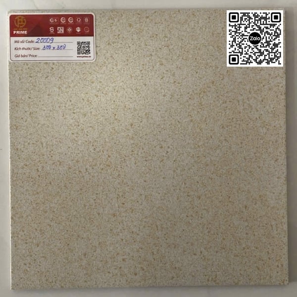 Gạch Đá Mờ 30x30 Ốp Lát Prime Giá Rẻ vàng terrazzo 20009