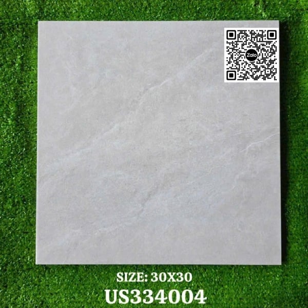 Gạch Đá Mờ 30x30 Ốp Lát Prime Giá Rẻ xám nhạt US334004