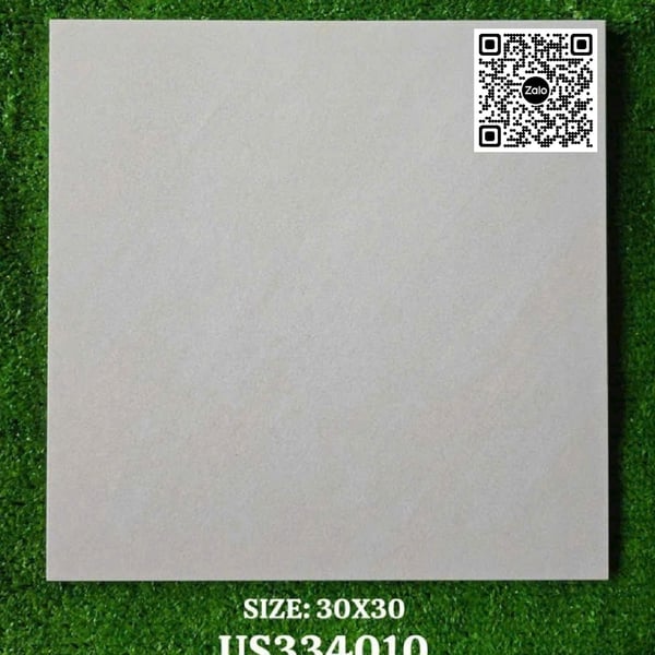 Gạch Đá Mờ 30x30 Ốp Lát Prime Giá Rẻ xám nhạt US334010
