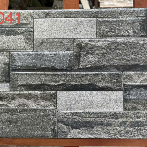 Gạch Đá Mờ 30x60 Ốp Dán Trang Trí giả thẻ xám HAP36041
