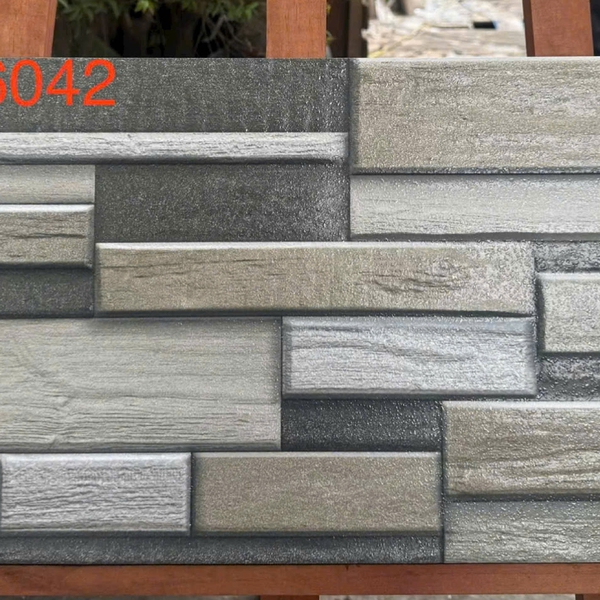Gạch Đá Mờ 30x60 Ốp Dán Trang Trí giả thẻ xám HAP36042