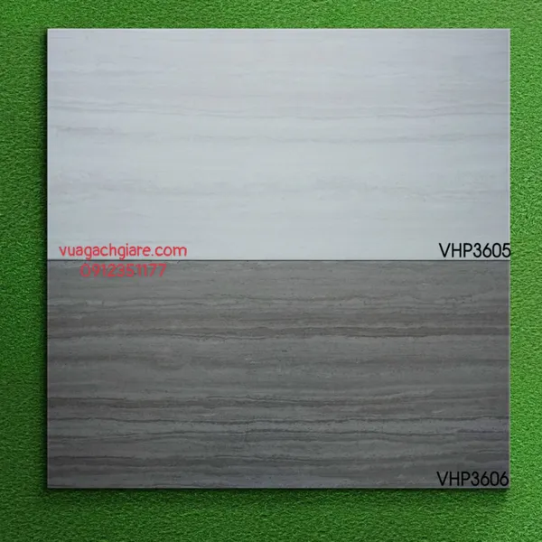 Gạch Đá Mờ 30x60 Ốp Lát Viglacera vân gỗ xám VHP3605 - VHP3606