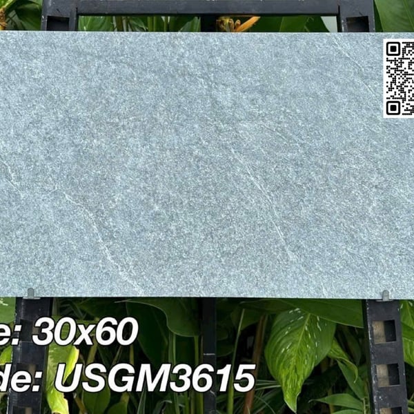 Gạch Đá Mờ 30x60 Ốp Lát Giá Rẻ xám vân đá USGM3615