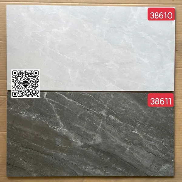 Gạch Đá Mờ 30x60 Ốp Lát Giá Rẻ xám vân trắng 38610 - 38611