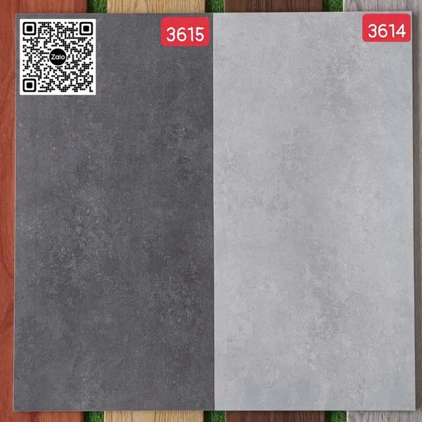 Gạch Đá Mờ 30x60 Ốp Lát Giá Rẻ xám xi măng 3615 - 3614