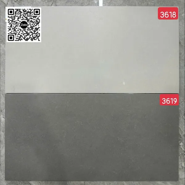 Gạch Đá Mờ 30x60 Ốp Lát Giá Rẻ xám xi măng 3618 - 3619