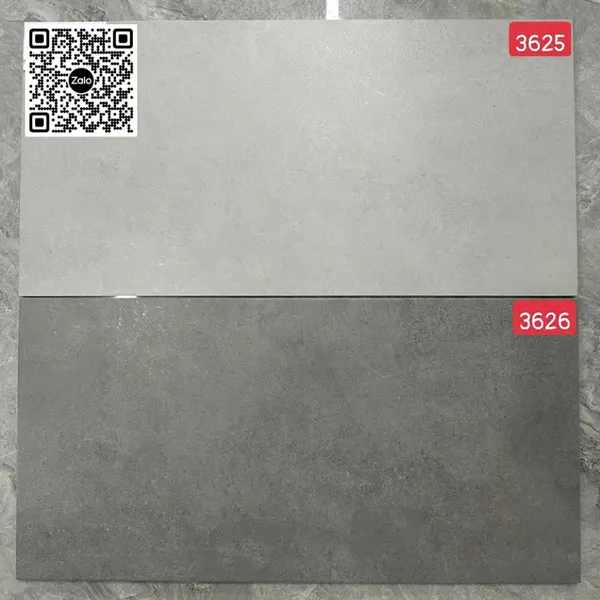Gạch Đá Mờ 30x60 Ốp Lát Giá Rẻ xám xi măng 3625 - 3626