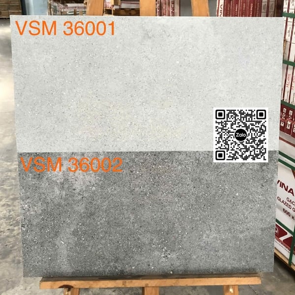 Gạch Đá Mờ 30x60 Ốp Lát Giá Rẻ xám terrazzo VSM36001 - VSM36002