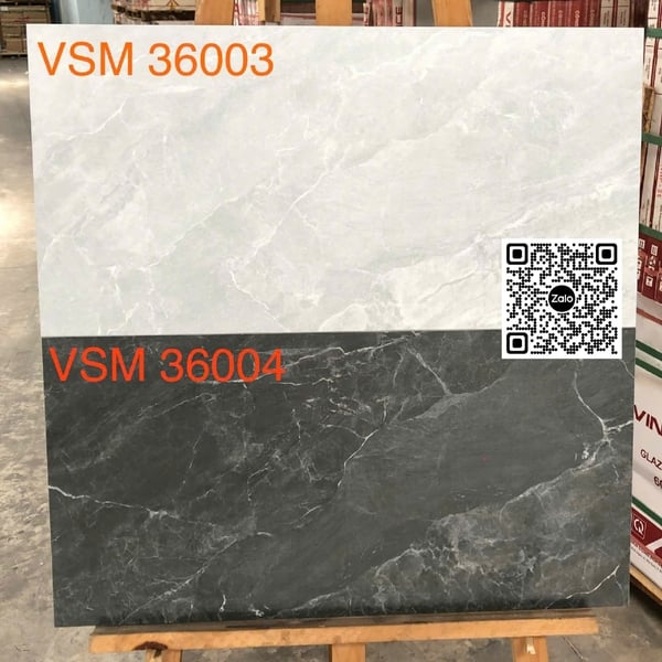 Gạch Đá Mờ 30x60 Ốp Lát Giá Rẻ xám vân trắng VSM36003 - VSM36004