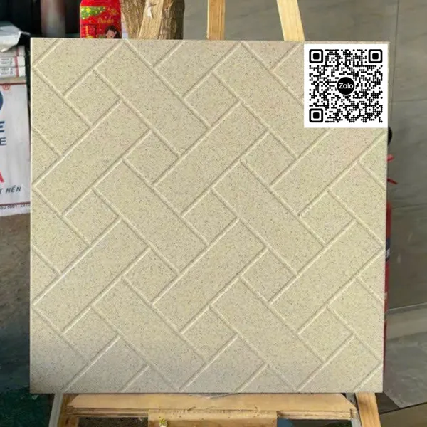 Gạch Đá Mờ 40x40 Ốp Lát Sân Vườn FICO màu kem LUX4101