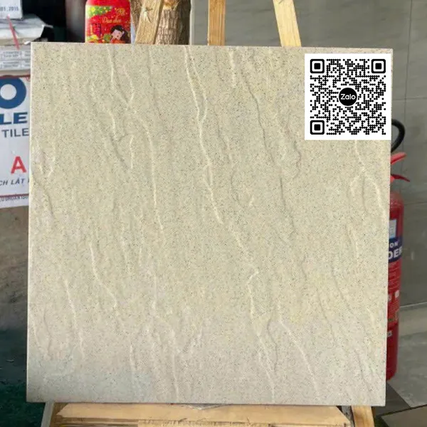 Gạch Đá Mờ 40x40 Ốp Lát Sân Vườn FICO màu kem LUX4106