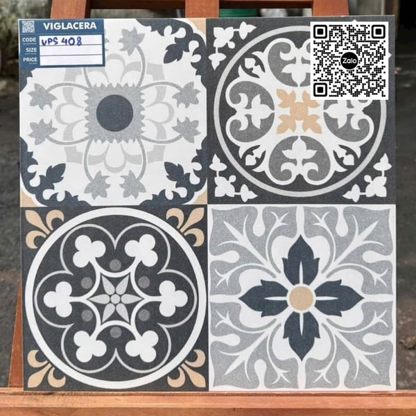 Gạch Bông 40x40 Ốp Lát Trang Trí Viglacera VPS408
