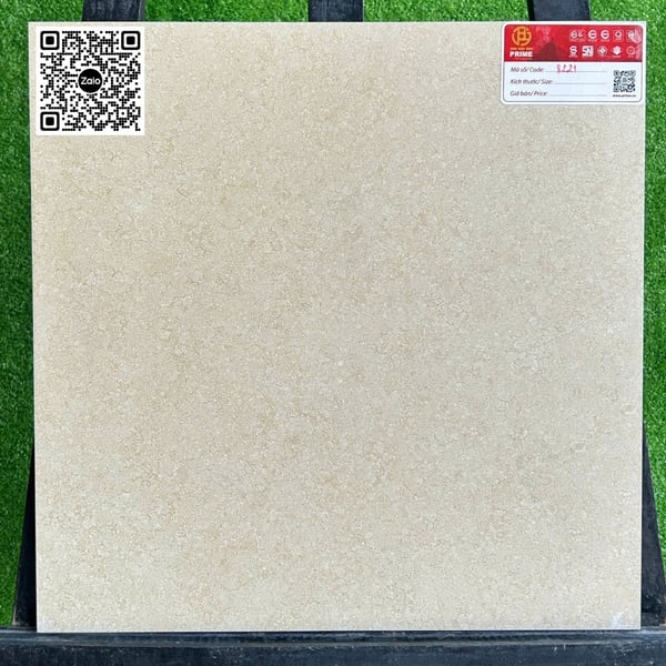 Gạch Đá Mờ 40x40 Prime Ốp Lát Giá Rẻ màu kem 8221