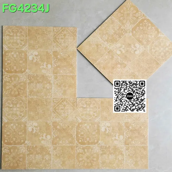 Gạch Đá Mờ 40x40 Ốp Lát màu vàng FG4234J