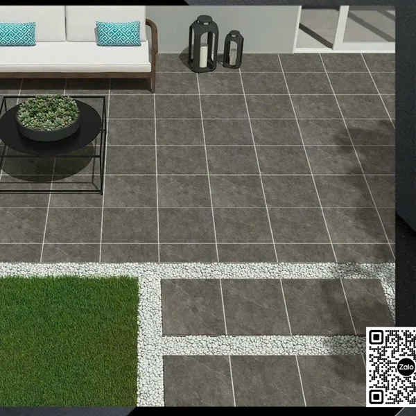 Gạch Đá Mờ 40x40 Ốp Lát vân trắng 08021