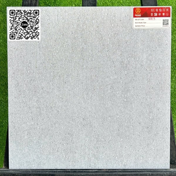 Gạch Đá Mờ 40x40 Prime Ốp Lát Giá Rẻ màu xám 8003