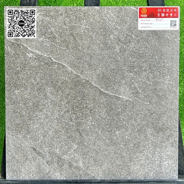 Gạch Đá Mờ 40x40 Prime Ốp Lát Giá Rẻ xám vân đá 8021