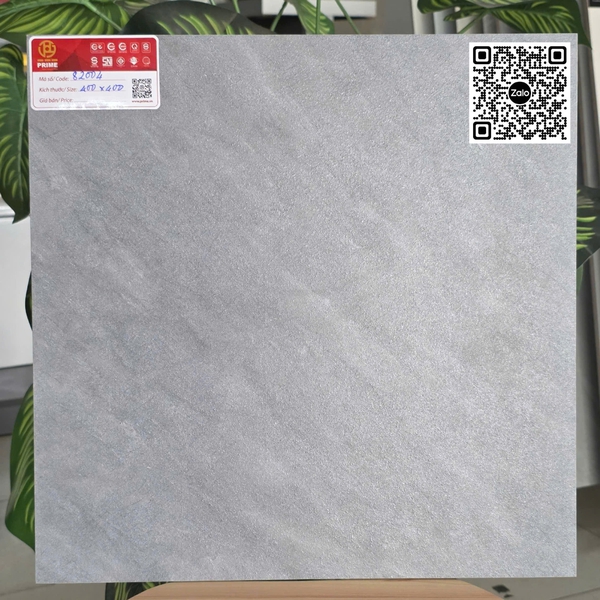 Gạch Đá Mờ 40x40 Prime Ốp Lát Giá Rẻ màu xám 82004