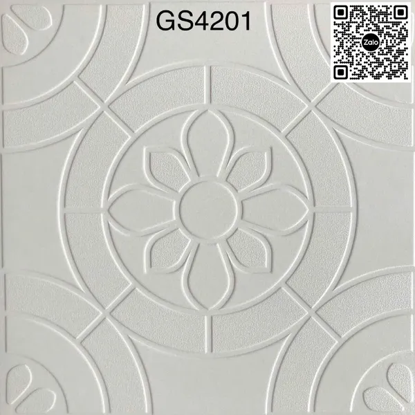 Gạch Đá Mờ 40x40 Ốp Lát Sân Vườn màu trắng GS4201