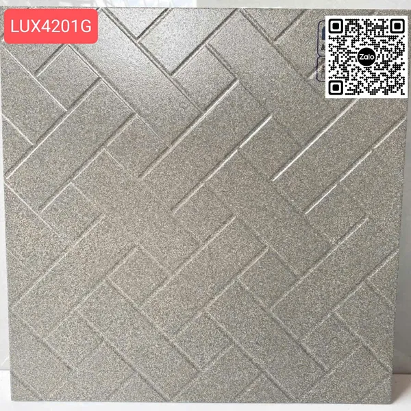 Gạch Đá Mờ 40x40 Ốp Lát Sân Vườn màu xám LUX4201G