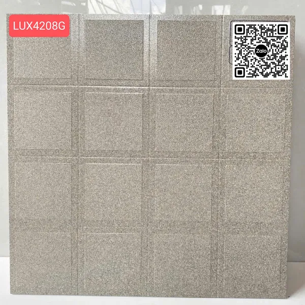 Gạch Đá Mờ 40x40 Ốp Lát Sân Vườn màu xám LUX4208G