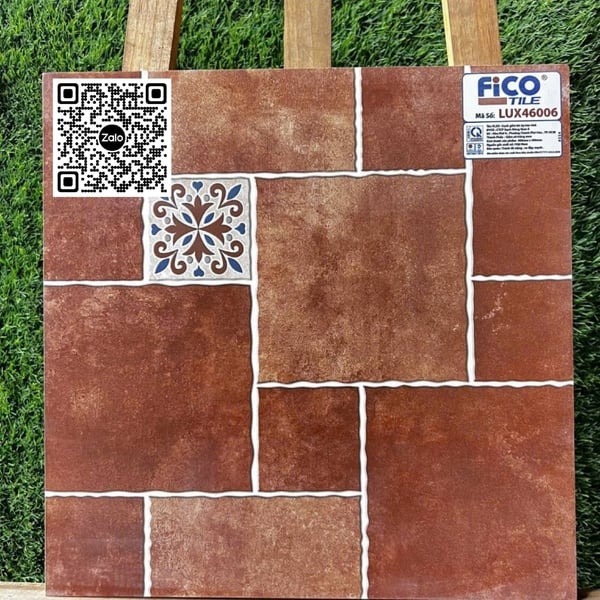 Gạch Đá Mờ 40x40 Ốp Lát Giá Rẻ giả cổ LUX46006