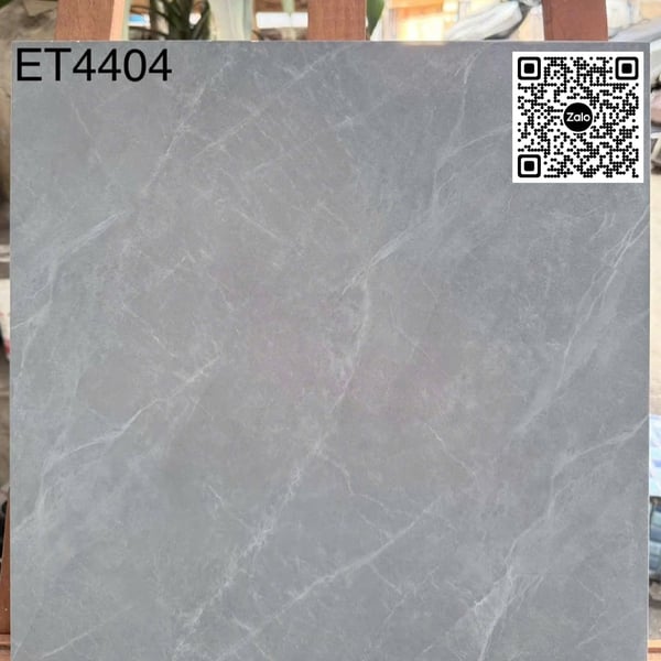 Gạch Đá Mờ 40x40 Ốp Lát Giá Rẻ xám vân trắng ET4404