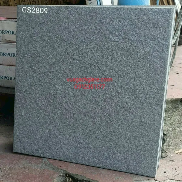 Gạch Đá Mờ 40x40 Lát Nền Sân Giá Rẻ xám xi măng GS2809