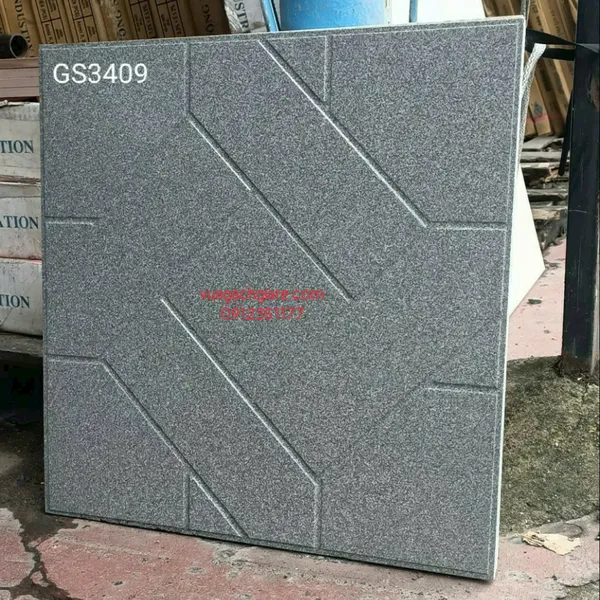 Gạch Đá Mờ 40x40 Lát Nền Sân Giá Rẻ xám xi măng GS3409