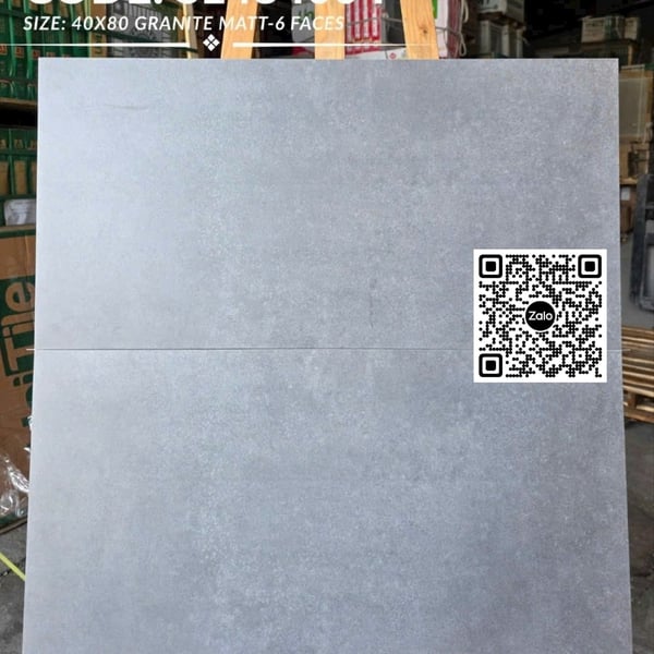 Gạch Đá Mờ 40x80 Ốp Tường Giá Rẻ màu xám SL484002 - SL484004