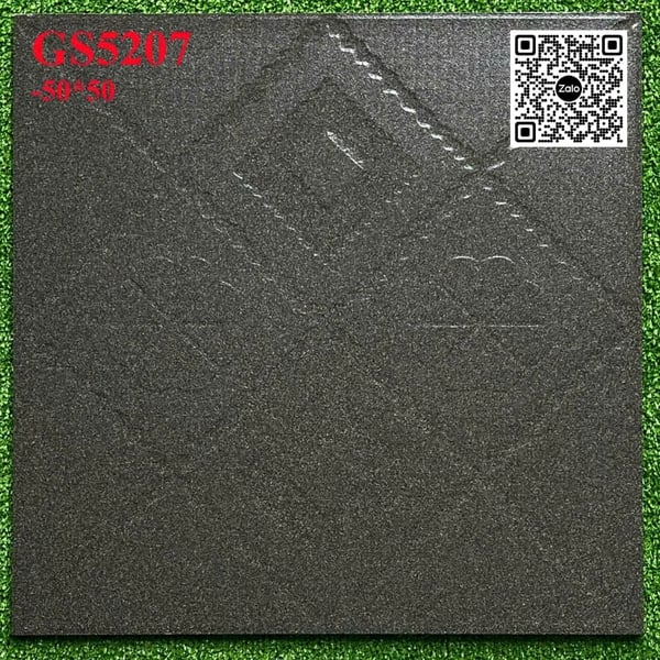Gạch Đá Mờ 50x50 Ốp Lát Sân Vườn Giá Rẻ màu đen GS5207