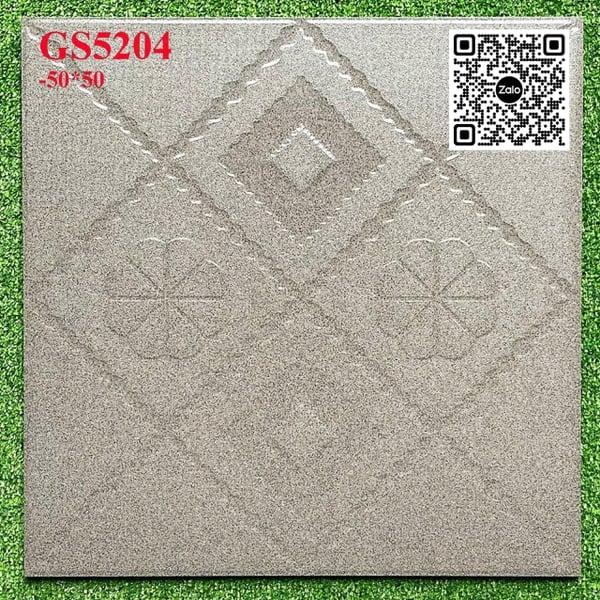 Gạch Đá Mờ 50x50 Ốp Lát Sân Vườn Giá Rẻ màu xám GS5204