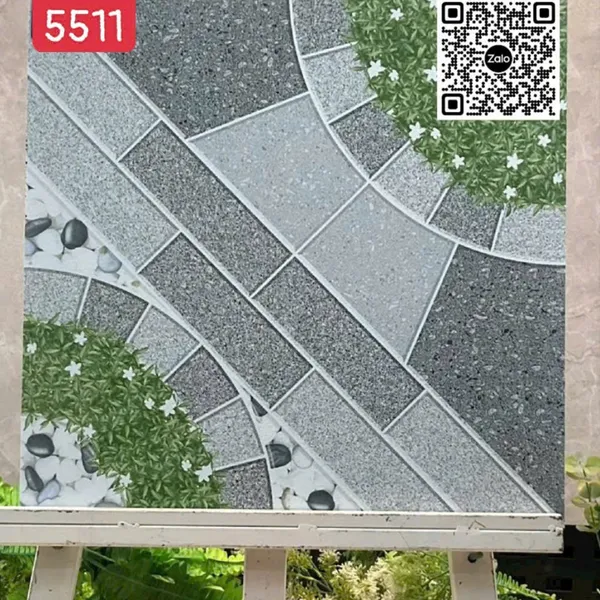 Gạch Đá 50x50 Ốp Lát Sân Vườn Giá Rẻ đá cỏ 5511
