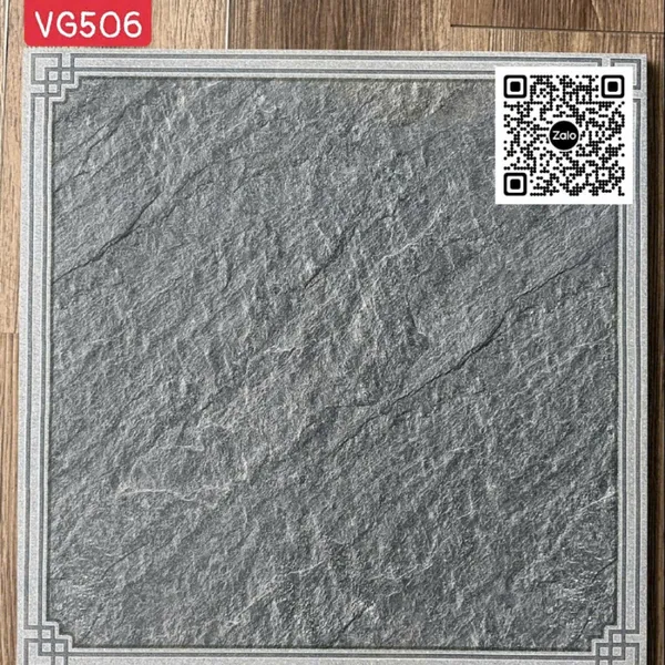 Gạch Đá 50x50 Ốp Lát Sân Vườn Giá Rẻ màu xám VG506
