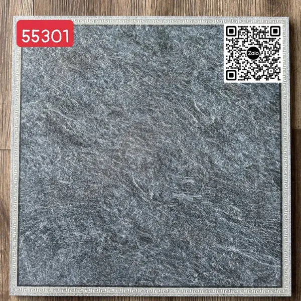 Gạch Đá Mờ 50x50 Ốp Lát Sân Vườn Giá Rẻ xám vân mây 55301